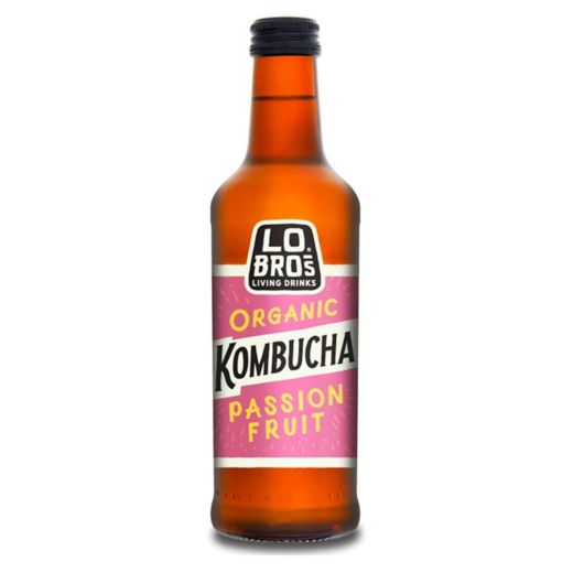 Lo Bros Organic Kombucha - Passion Fruit - 330Ml