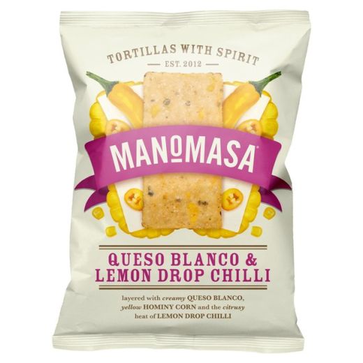 Manomasa Queso Blanco Lemon Drop Chilli- 140Gr