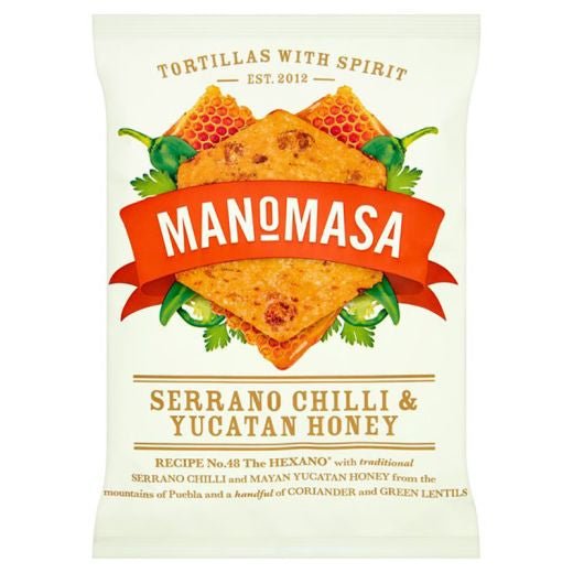 Manomasa Serrano Chilli & Yucatan Honey- 140Gr