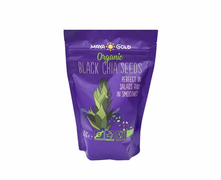 Maya Gold Organic Black Chia Seeds 350G