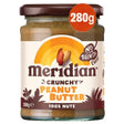 Meridian Peanut Butter Crunchy 100% Nuts - 280Gr