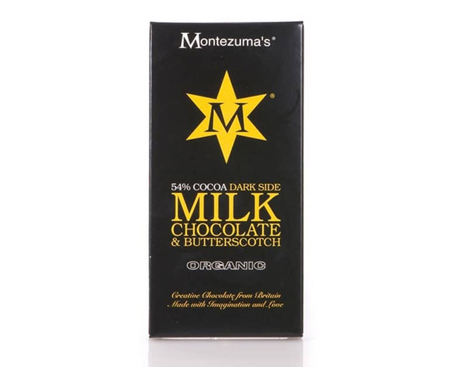 Montezumas The Dark Side, 54% Coca Solids Milk Choc 100G