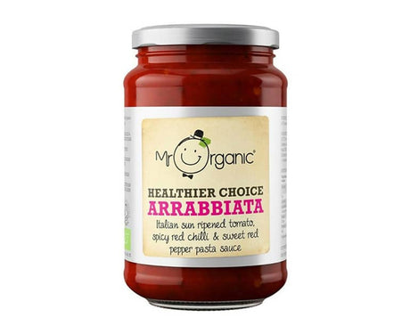 Mr Organic Arrabiatta Tomato Sauce 350G