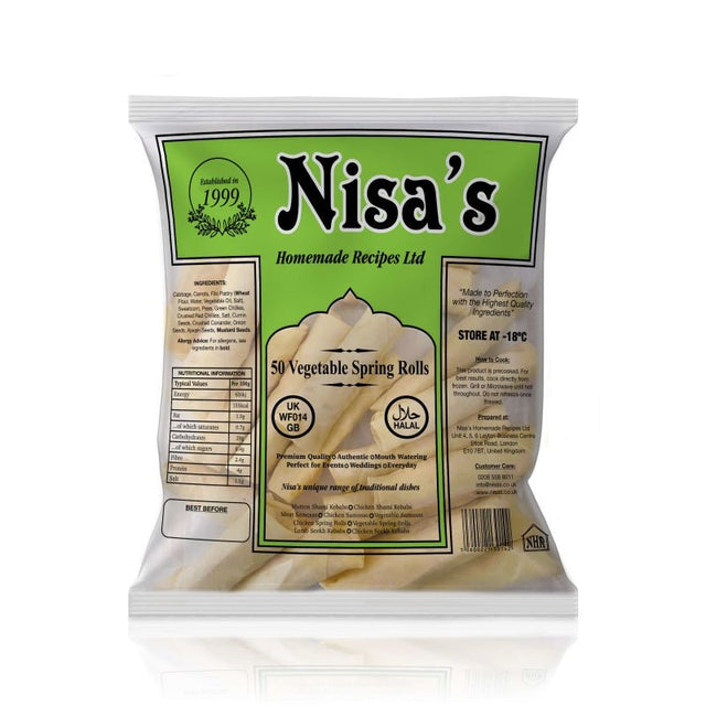 Nisa's Veg Spring Roll 50pcs