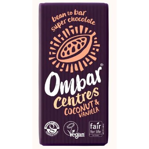 Ombar Coconut & Vanilla Centres Bar - 35Gr