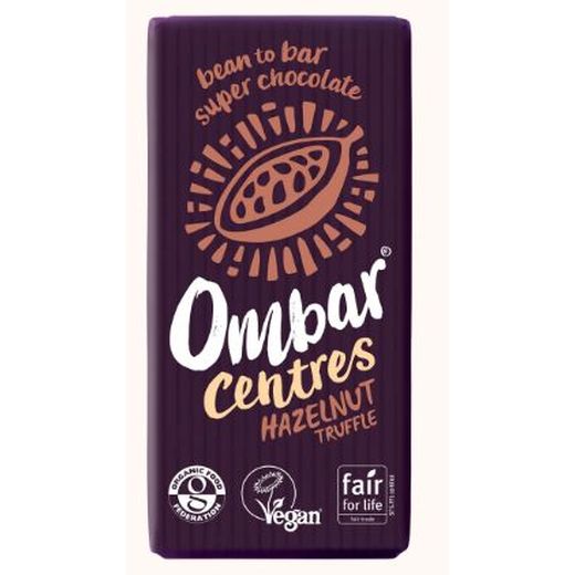 Ombar Hazelnut Truffle Bar - 35Gr