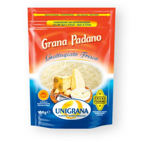 Padano Grated Cheese Unigrana Parmesan 100G