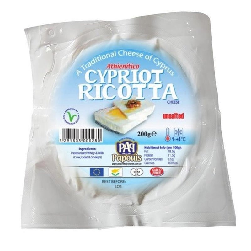 Papouis Fresh Ricotta Cheese 200G