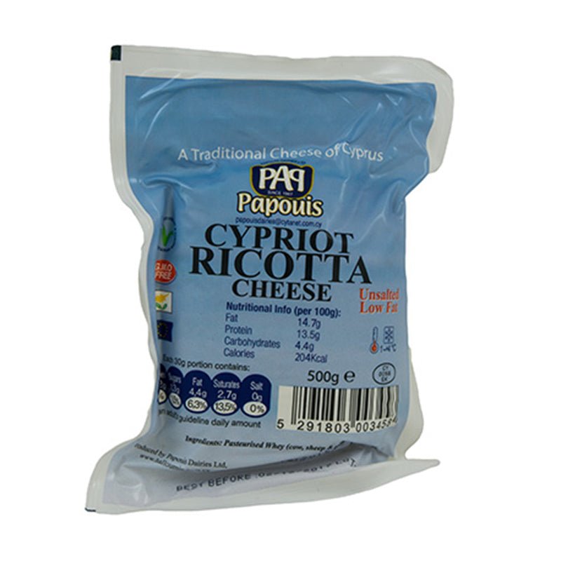 Papouis Fresh Ricotta Cheese 500G