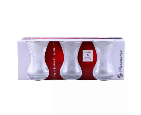 Pasabahce Incebelli Optic Tea Glass 6 pcs