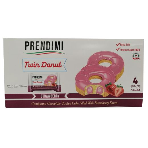 Prendimi Twin Strawberry Coated Donut 160G