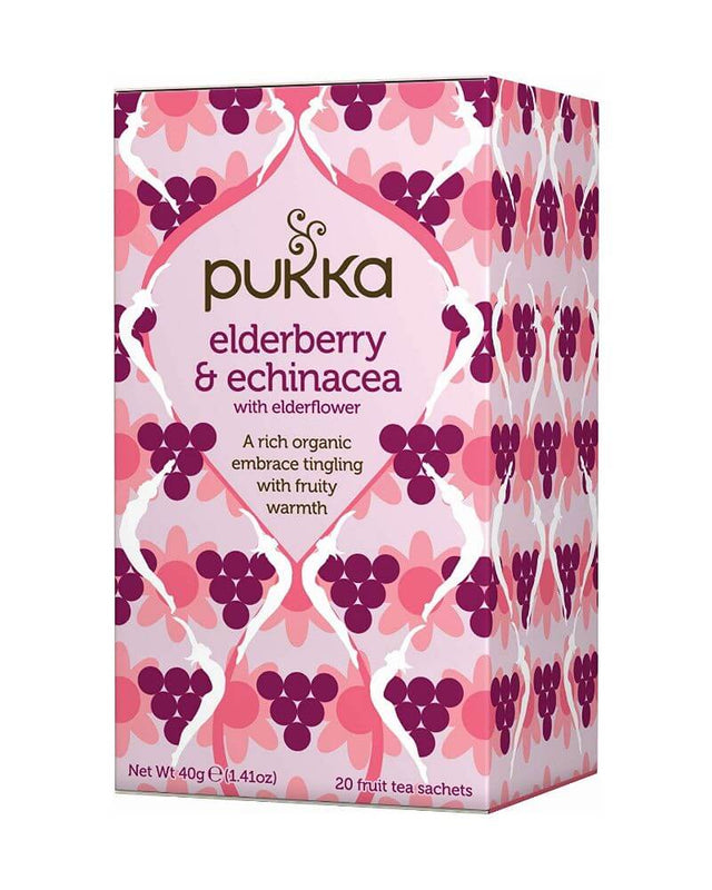 Pukka Organic Elderberry & Echinacea Tea 38G