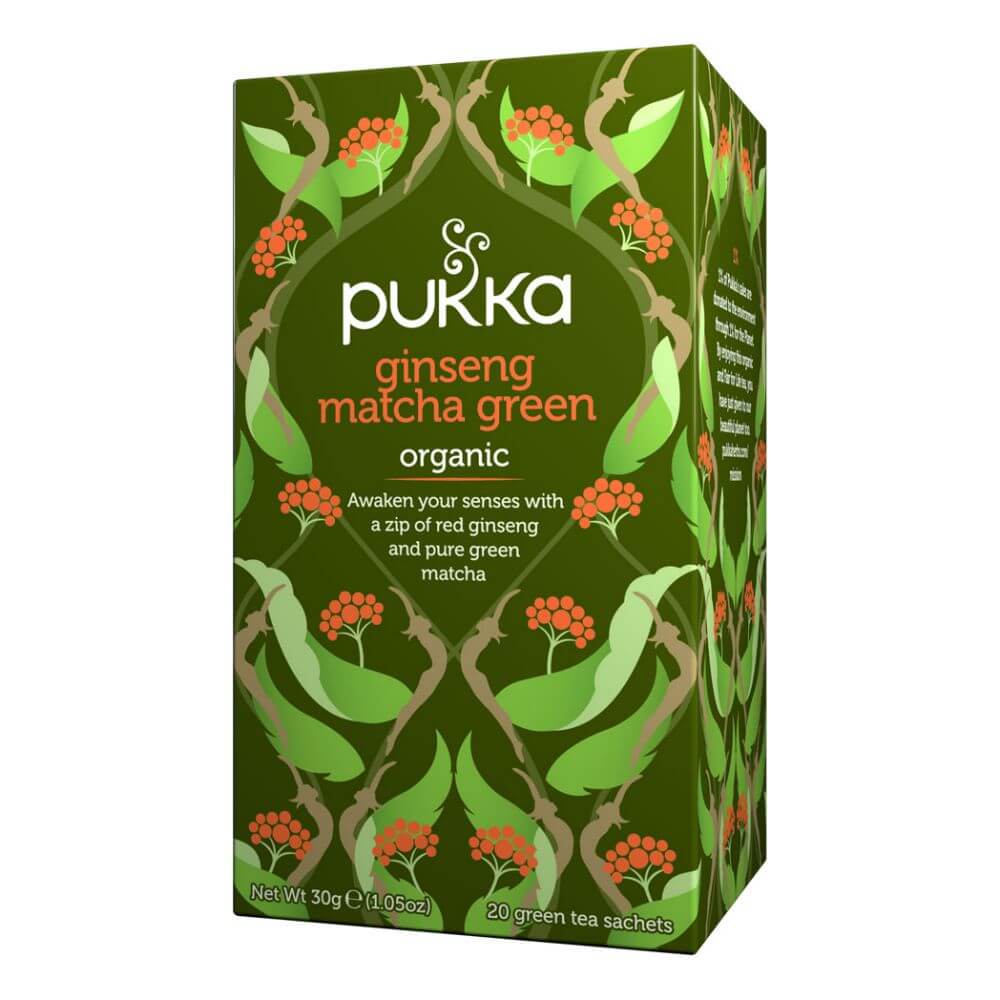 Pukka Organic Ginseng Matcha Green Tea 30G