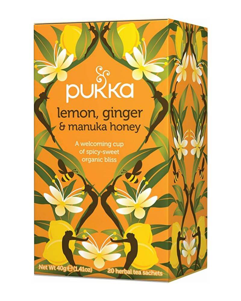 Pukka Organic Lemon & Ginger Manuka Tea 38G