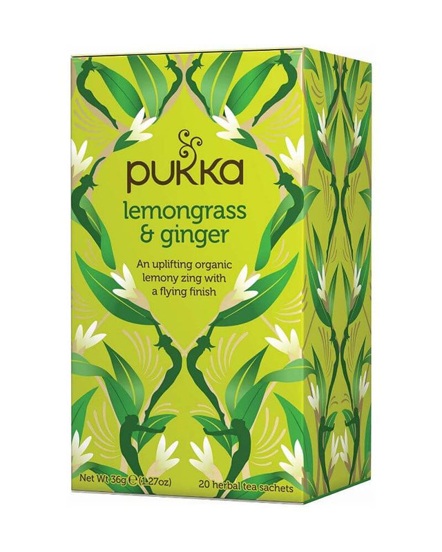 Pukka Organic Lemongrass & Ginger Tea 38G