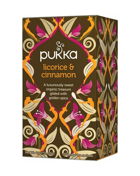 Pukka Organic Liquorice & Cinnamon Tea 38G