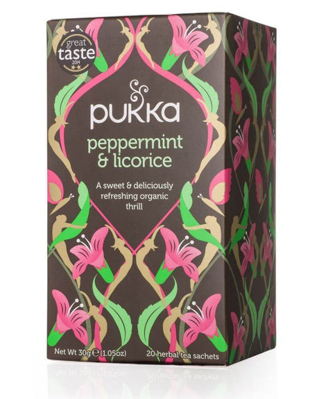 Pukka Organic Peppermint & Licorice Tea 38G