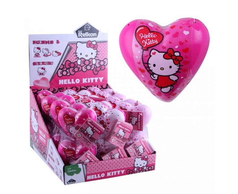 Relkon Hello Kitty Suprise Egg Heart 10 gr X 24 pcs