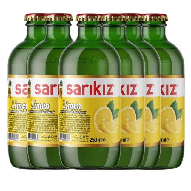 Sarikiz Lemon Flavoured Mineral Water 250 ml x 6