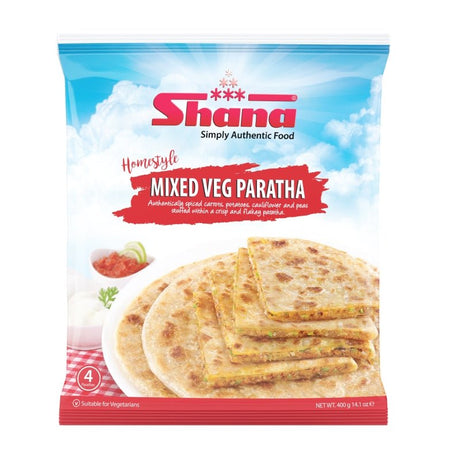 Shana Homestyle Mix Veg Paratha 400G