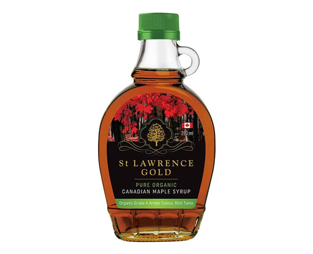 St. Lawrence Organic Maple Syrup Amber Colour 250ml