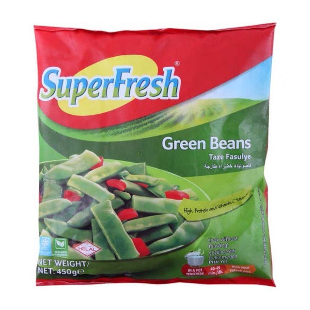 Superfresh Green Beans Aysekadin Taze Fasulye 450G