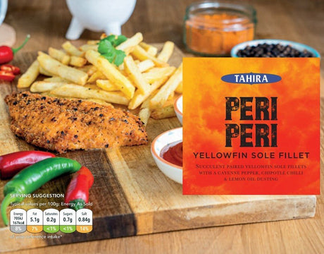 Tahira Marinated Fillet Of Sole Peri Peri 500G