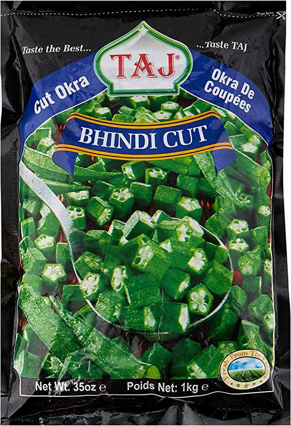 Taj Family Pack Cut Okra 1KG