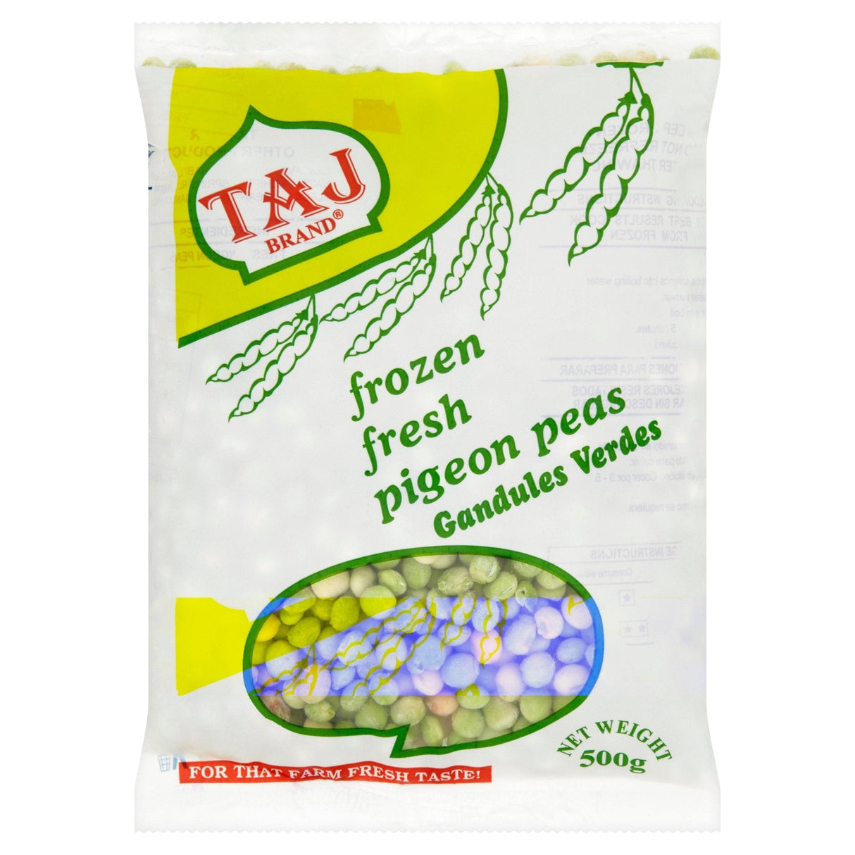 Taj Pigeon Peas 500G