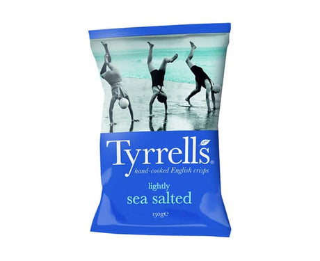 Tyrells Lightly Sea Salted 150G