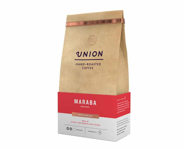 Union Wholebean Coffee Maraba Rwanda 200G