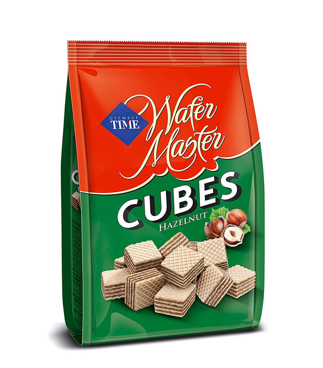 Wafer Master Cubes Hazelnut Pouch Pack 100G