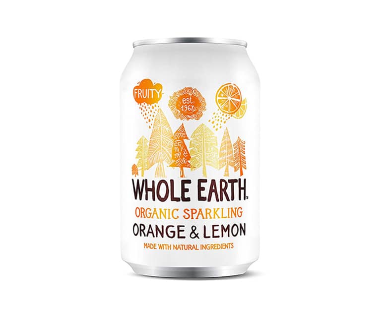 Whole Earth Sparkling Orange & Lemon Drink 330ml