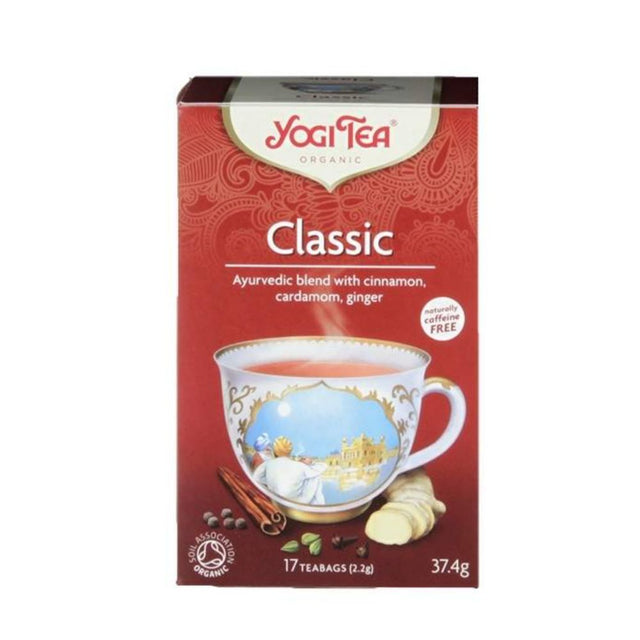 Yogi Tea Organic Classic Chai Cinnamon Spice 17 Tea Bags