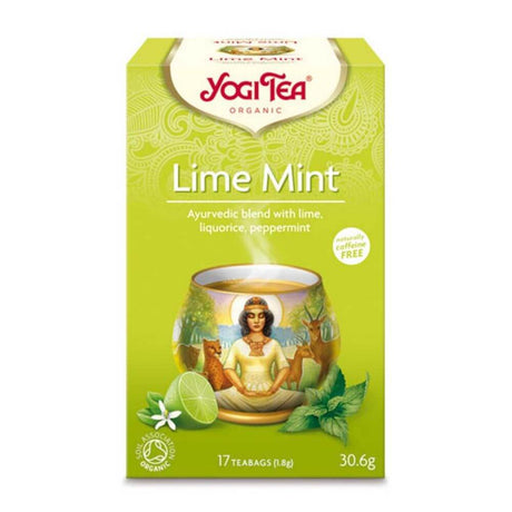 Yogi Tea Organic Lime Mint Tea 17 Tea Bags