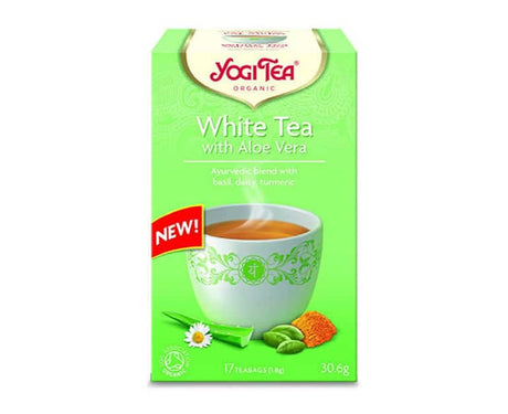 Yogi Tea Organic White Tea With Aloe Vera 17 Tea Bags