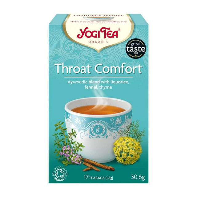 Yogi Tea Throat Comfort Organic Tea 17 Tea Bags