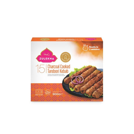 Zulekha Chicken Charcoal Tandoori Kebab 900g